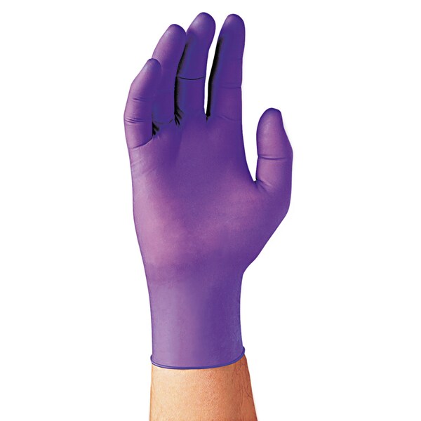 Kimberly-Clark Professional Nitrile Exam Gloves, 242 mm Length, Large, Purple, PK1000 55083